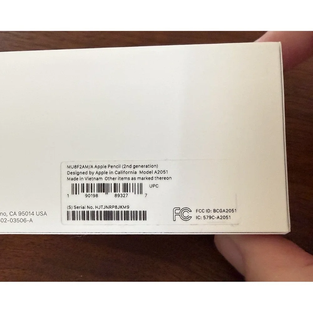 Apple Pencil Model A2051 2nd Generation EMPTY BOX ONLY!